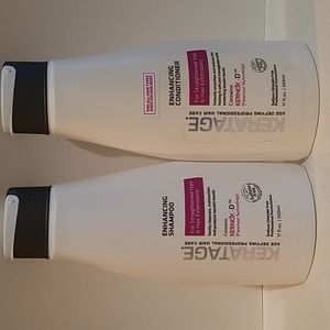 KERATAGE ENHANCING SHAMPOO AND CONDITIONER 17 OZ.